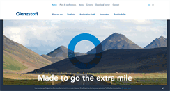 Desktop Screenshot of glanzstoff.com