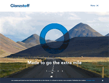 Tablet Screenshot of glanzstoff.com
